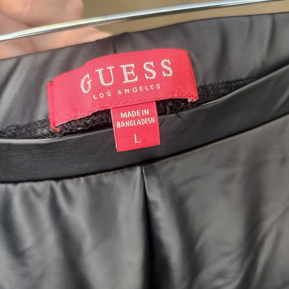 Guess Black Skinny Faux Leather Leggings - Picture 5 of 7